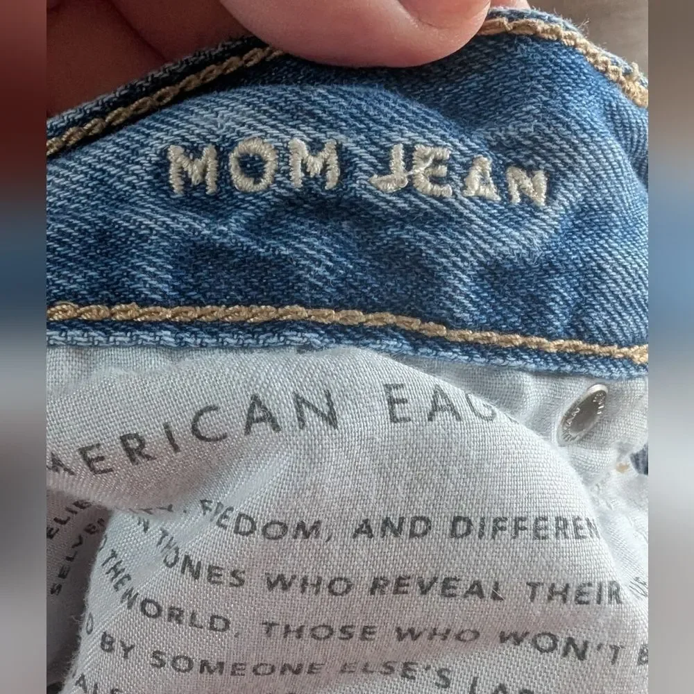 American Eagle Outfitters Blue Distressed Jeans